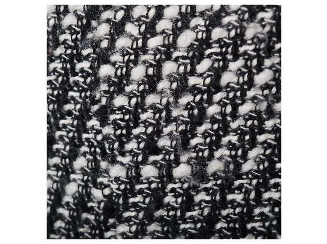 Stella Mc Cartney Vestido Mini Asimétrico de Tweed Stella McCartney Blanco - vista 5
