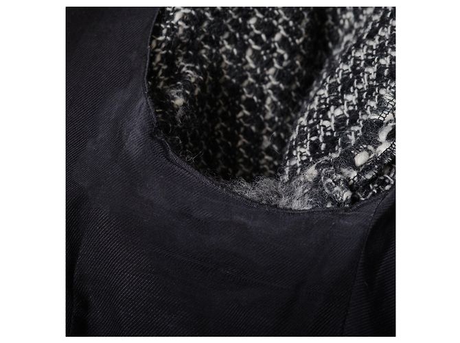 Stella Mc Cartney Vestido Mini Asimétrico de Tweed Stella McCartney Blanco - vista 8
