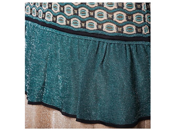Abito Mini Verde e Rosa Missoni - vista 3