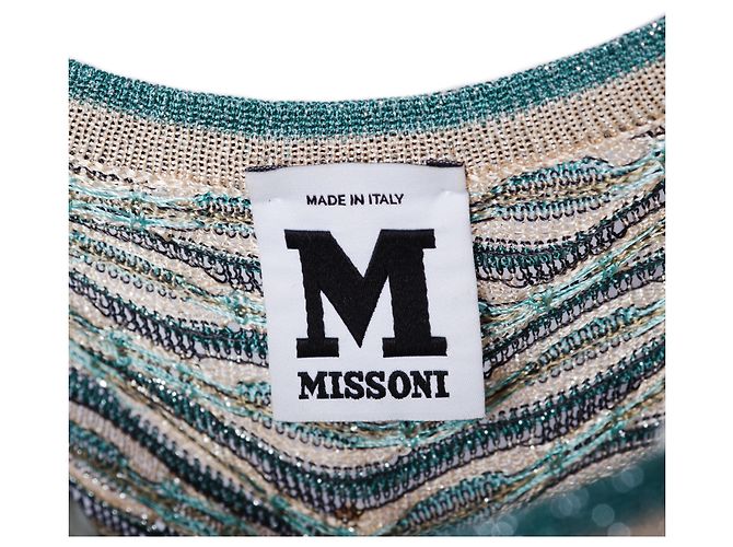 Abito Mini Verde e Rosa Missoni - vista 7
