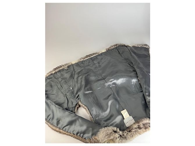 Céline Vintage Celine Paris Pelzoberteil 36/S Grau - Ansicht 10