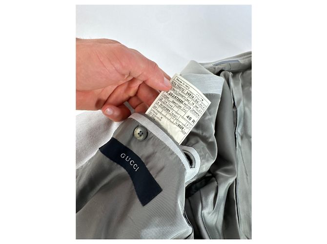 Completo Vintage Gucci da Uomo Argento 46/S - vista 14