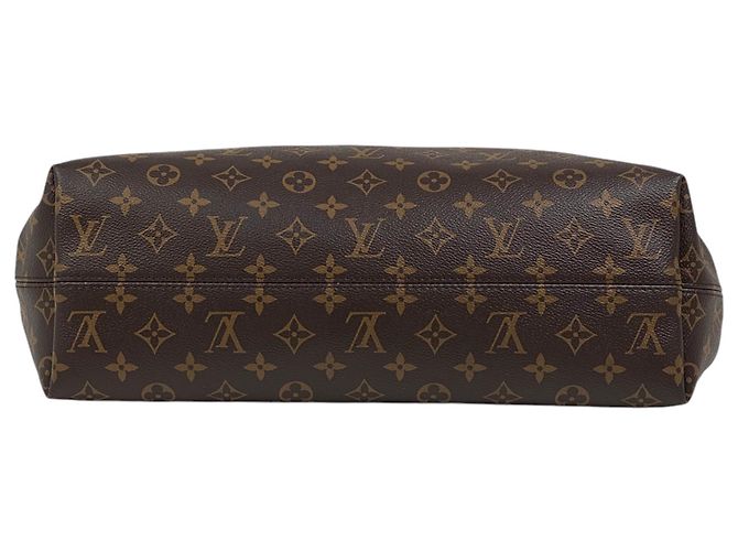 Borsa a Spalla Graceful MM di Louis Vuitton Marrone Rosa Monogramma - vista 5