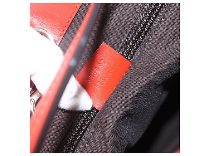 Gucci Bright Tote Diamante Leder Medium Rot - Ansicht 7