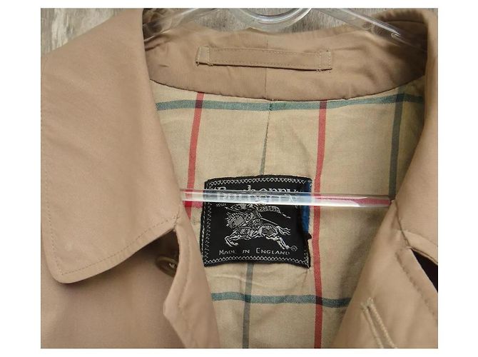 Gabardina Burberry Beige de Algodón - vista 3