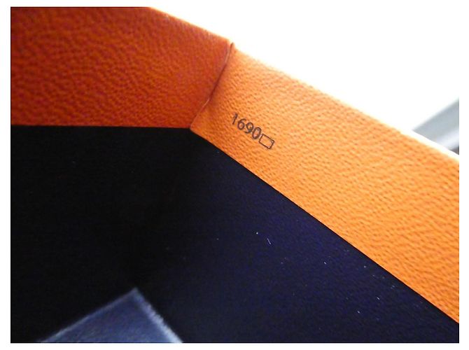 boite hermès blue box sac hermès précieux mini-kelly  rare commande spéciale VIP 1690 Orange - vue 10