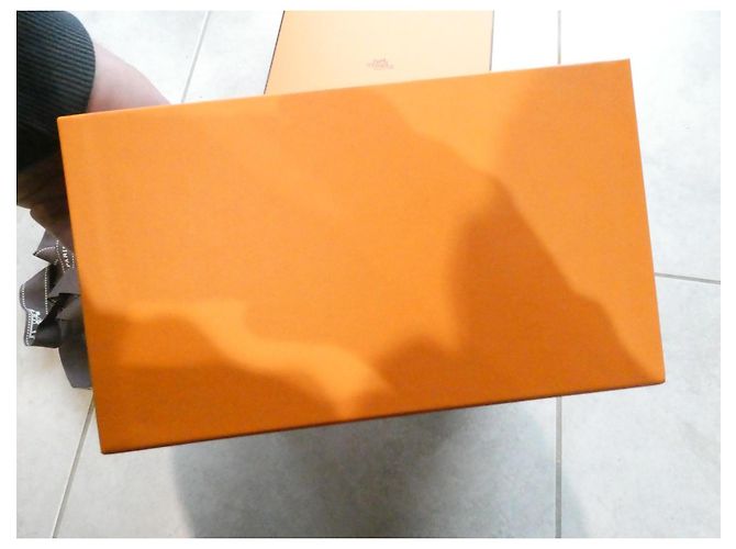 boite hermès blue box sac hermès précieux mini-kelly  rare commande spéciale VIP 1690 Orange - vue 4