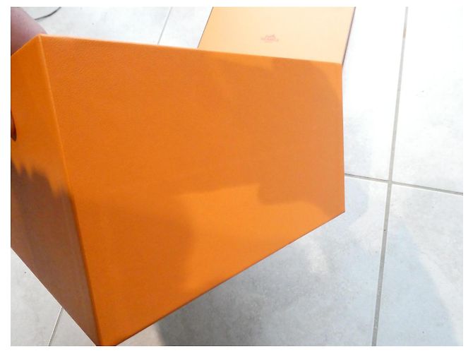 boite hermès blue box sac hermès précieux mini-kelly  rare commande spéciale VIP 1690 Orange - vue 6