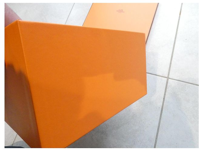 boite hermès blue box sac hermès précieux mini-kelly  rare commande spéciale VIP 1690 Orange - vue 7