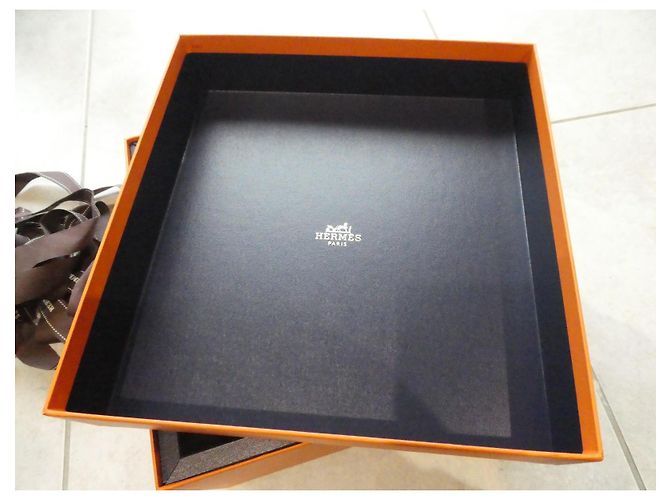 boite hermès blue box sac hermès précieux mini-kelly  rare commande spéciale VIP 1690 Orange - vue 9