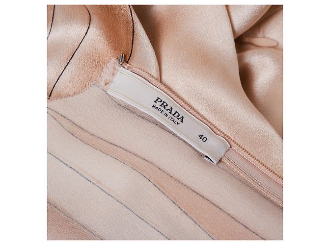 Prada Midi Seidenkleid Pink - Ansicht 9