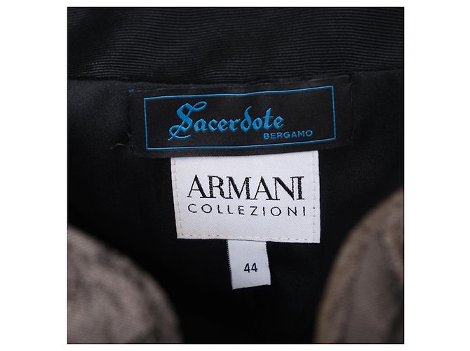 Chaqueta Armani con Estampado Floral Marrón Castaño - vista 12