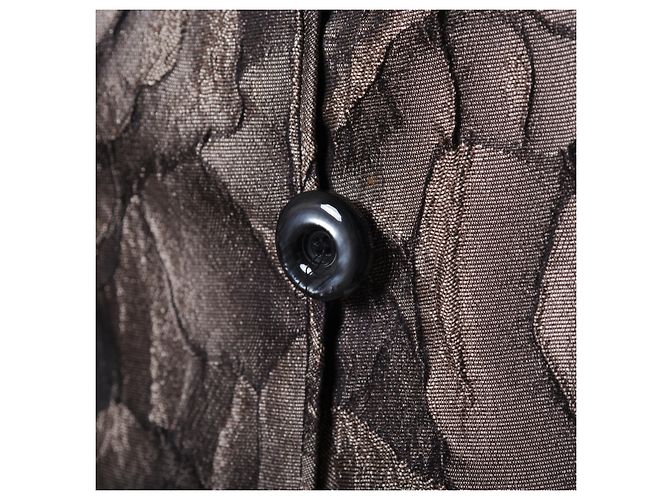 Chaqueta Armani con Estampado Floral Marrón Castaño - vista 6