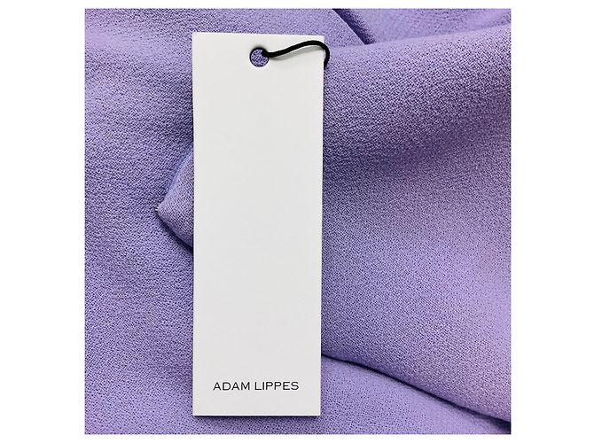 Conjunto de top e saia em crepe de lã com embellishments de cristal lavanda de Adam Lippes Roxo - vista 5