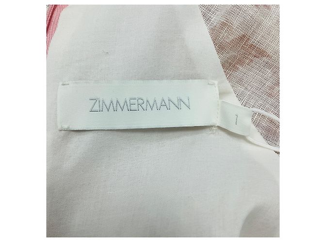 Vestido Mini Billow Spliced Lyre da Zimmermann - vista 4