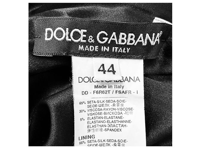 Abito mini in seta nera con stampa floreale multicolore e leopardata di Dolce & Gabbana Nero - vista 4