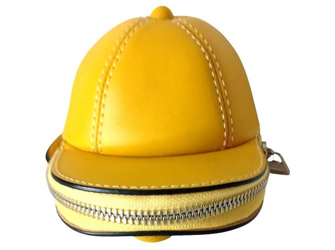 Borsa a tracolla "Nano Cap" di JW Anderson Giallo - vista 4