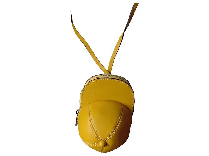 Borsa a tracolla "Nano Cap" di JW Anderson Giallo - vista 7