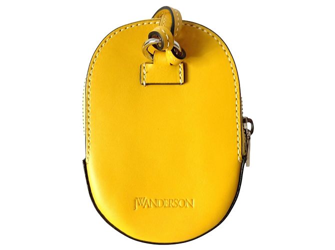 Borsa a tracolla "Nano Cap" di JW Anderson Giallo - vista 9