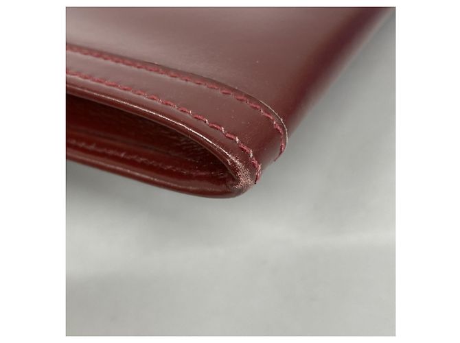 Borsa Clutch Jige PM di Hermès in pelle box bordeaux Bordò - vista 6