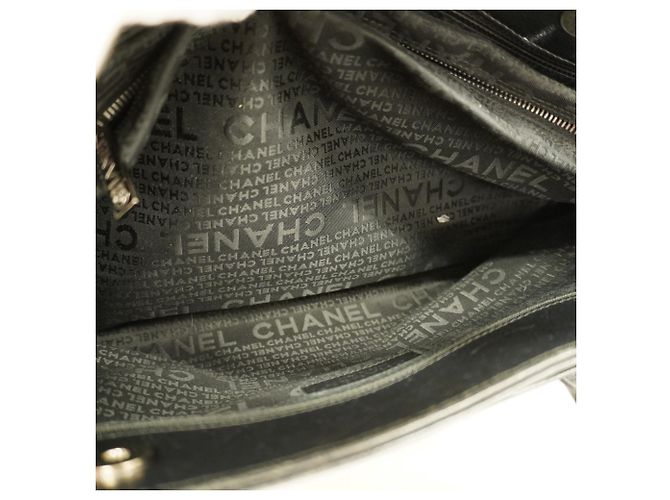 Chanel 2.55 Executive Leder Tote Tasche Schwarz - Ansicht 13
