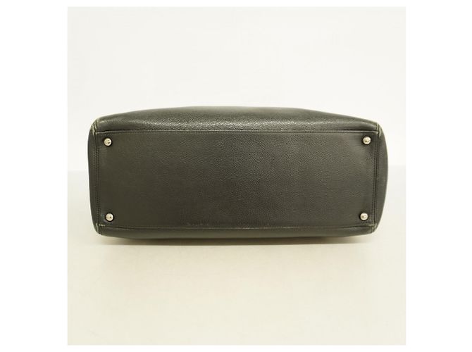 Chanel 2.55 Executive Leder Tote Tasche Schwarz - Ansicht 3