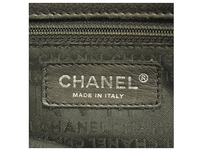 Chanel 2.55 Executive Leder Tote Tasche Schwarz - Ansicht 5
