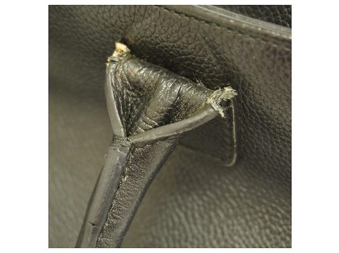 Chanel 2.55 Executive Leder Tote Tasche Schwarz - Ansicht 7