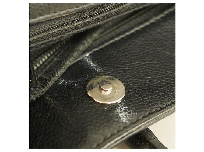 Chanel 2.55 Executive Leder Tote Tasche Schwarz - Ansicht 8