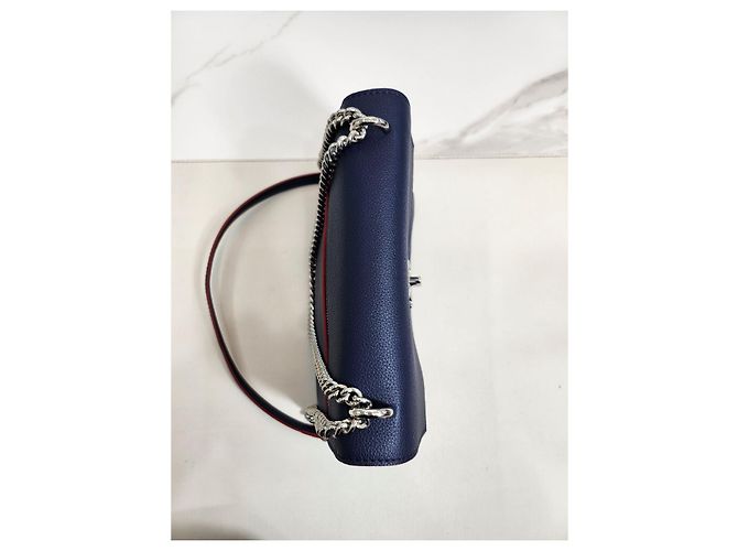 Louis Vuitton Borsa a spalla Myrachmi BB Marine Rose con catena Blu - vista 3