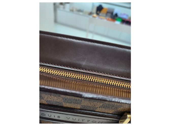 Louis Vuitton Borsa Tote GM Venice Damier Ebene Marrone - vista 19