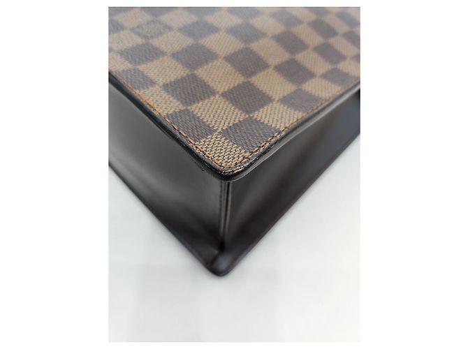 Louis Vuitton Borsa Tote GM Venice Damier Ebene Marrone - vista 20