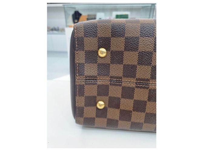 Louis Vuitton Borsa da bowling e borsa a spalla in tela Damier Marrone - vista 19