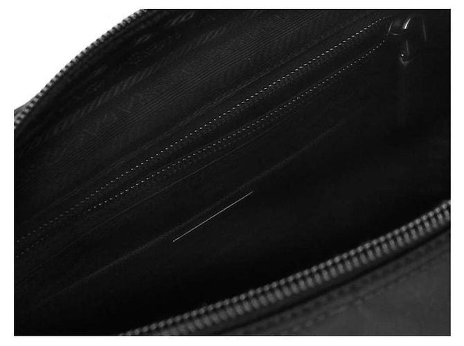 Prada Borsa a Spalla Pocono Buckle Messenger Nera Media ZOT Nero - vista 10