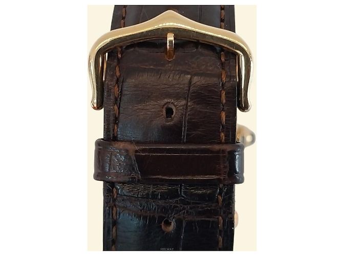 Cartier Orologio automatico unisex Tank in oro rosa americano D'oro - vista 7