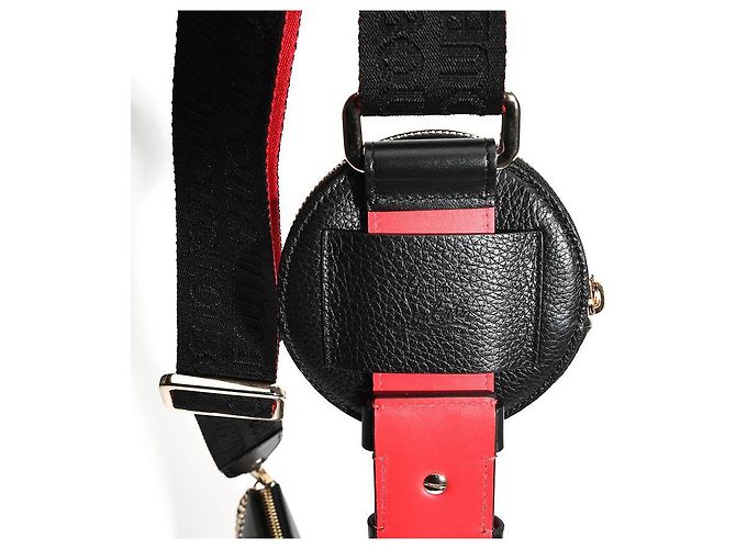 Borsa a spalla in pelle nera Rubila con catena Christian Louboutin - vista 15