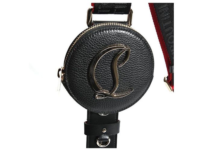 Borsa a spalla in pelle nera Rubila con catena Christian Louboutin - vista 4