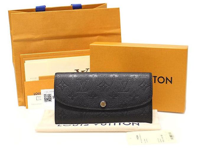Louis Vuitton Monogram Empreinte Noir Emily Wallet Negro - vista 2