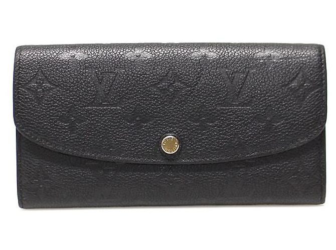 Louis Vuitton Monogram Empreinte Noir Emily Wallet Negro - vista 3