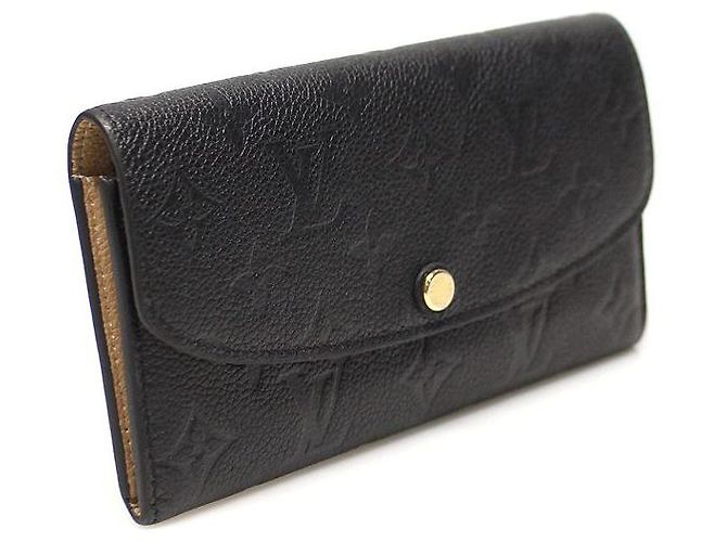 Louis Vuitton Monogram Empreinte Noir Emily Wallet Negro - vista 4