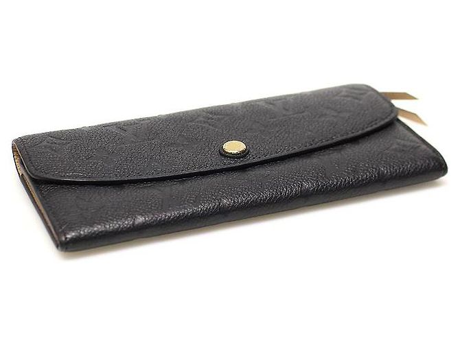 Louis Vuitton Monogram Empreinte Noir Emily Wallet Negro - vista 5