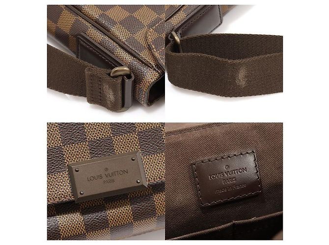 Louis Vuitton Damier Ebène Canvas District PM Crossbody Bag Marron - vue 2
