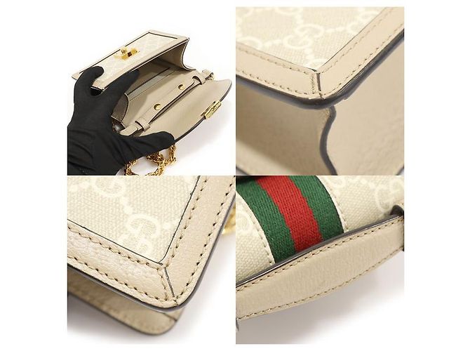 Gucci Mini borsa Ophidia GG in tela GG Supreme con manico superiore Marrone - vista 7