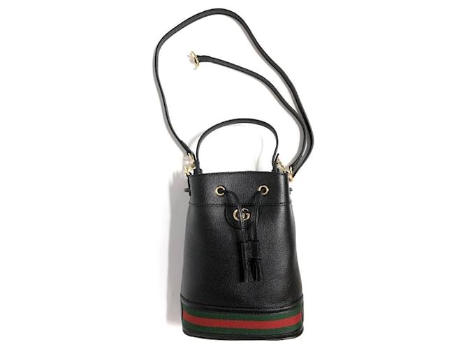 Gucci Borsa a secchiello Ophidia Piccola Nera Nero - vista 8
