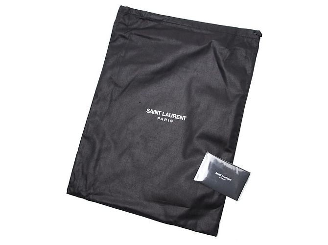 Saint Laurent Clutch Nero Grande Oro - vista 11