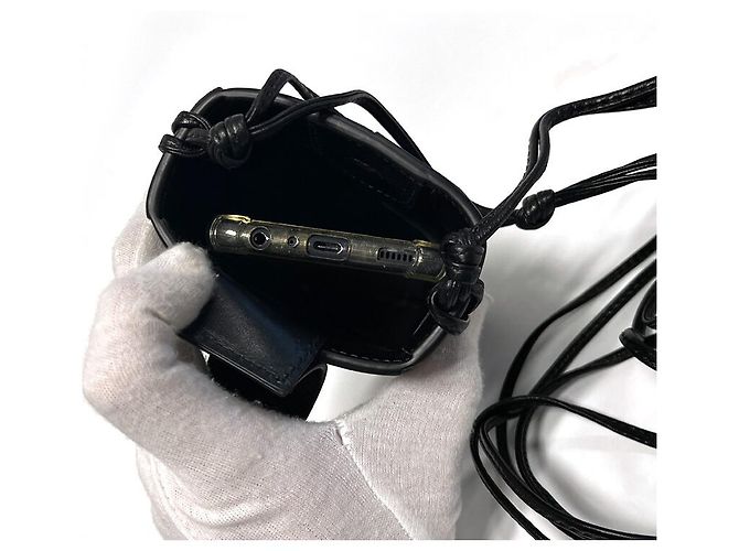 Bottega Veneta Borsa a tracolla Cassette Pouch Nera Nero - vista 12