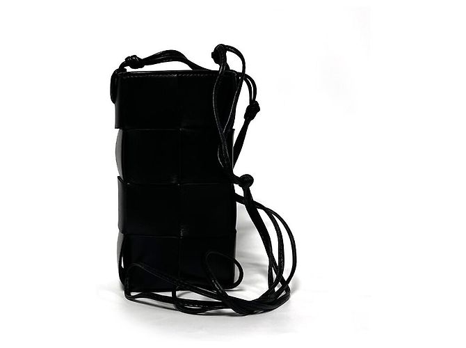 Bottega Veneta Borsa a tracolla Cassette Pouch Nera Nero - vista 7