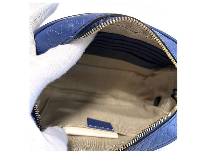 Gucci Borsa a tracolla Disco GG Supreme Blu - vista 11