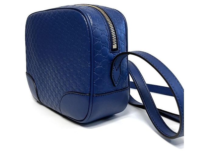 Gucci Borsa a tracolla Disco GG Supreme Blu - vista 3