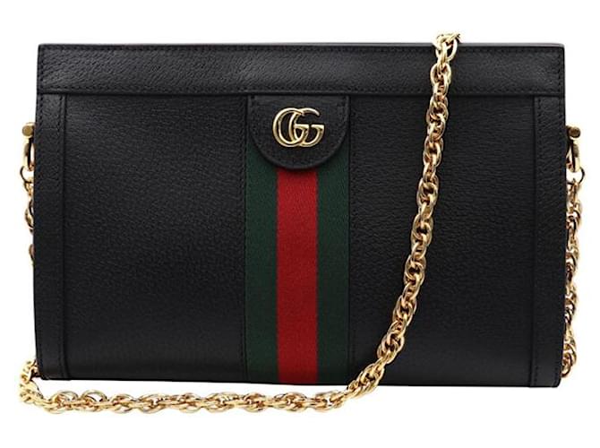 Gucci Borsa a Spalla Odyphia Nera Nero - vista 4